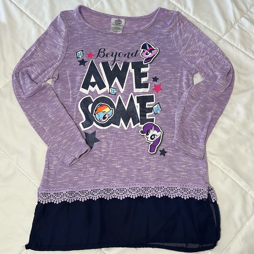Lot of 4 tops. Girls size 10/12